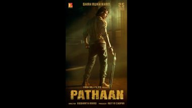 Pathaan: Shah Rukh Khan Reveals His Powerful Look From Siddharth Anand’s Film, Co-Starring Deepika Padukone and John Abraham (Watch Motion Poster)